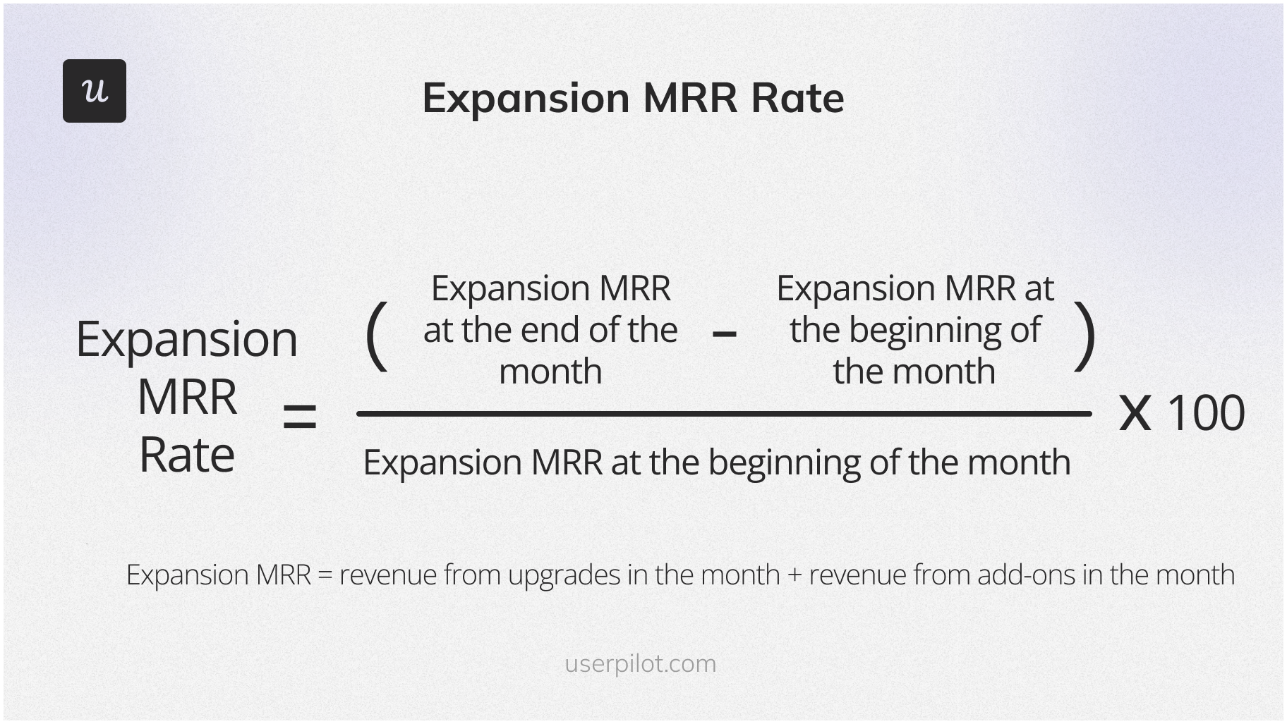 Expansion rate formula