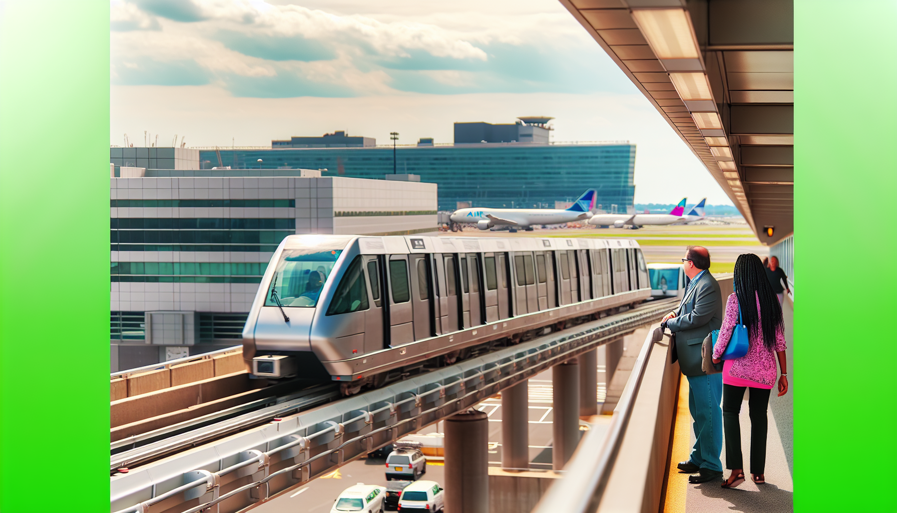 AirTrain transportation system at Newark Airport