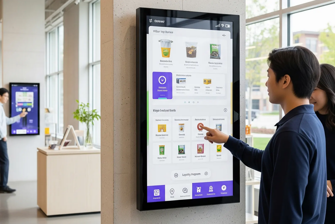 What Are The Top 7 Trends of Digital Signage in 2026-26? 2 interactive displays enable user self-service