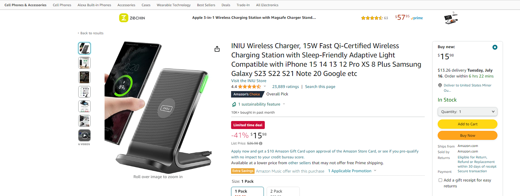 Wireless chargers are an essential product in the consumer electronics market, particularly for those who value convenience and a clutter-free charging experience.