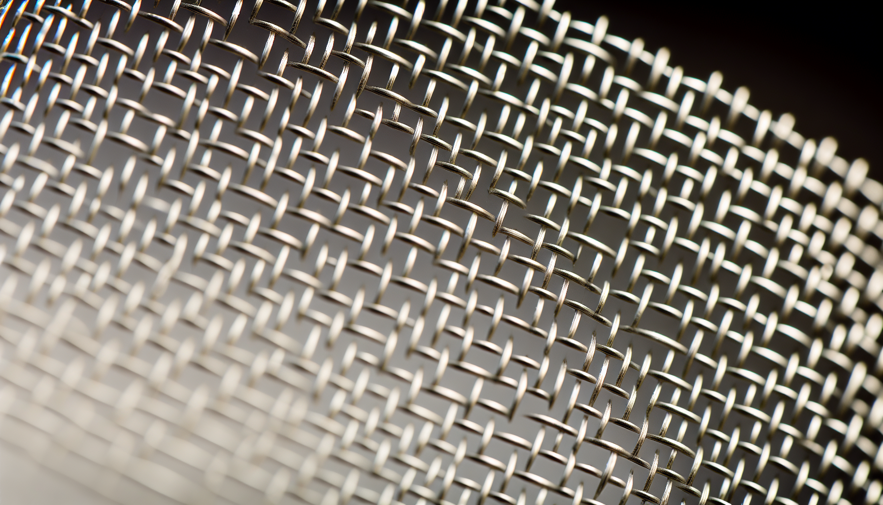 Close-up of sieve cloth material with different mesh sizes, essential for accurate particle size analysis