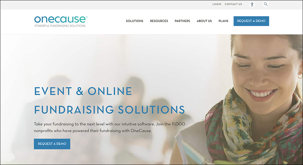 OneCause Website Screenshot