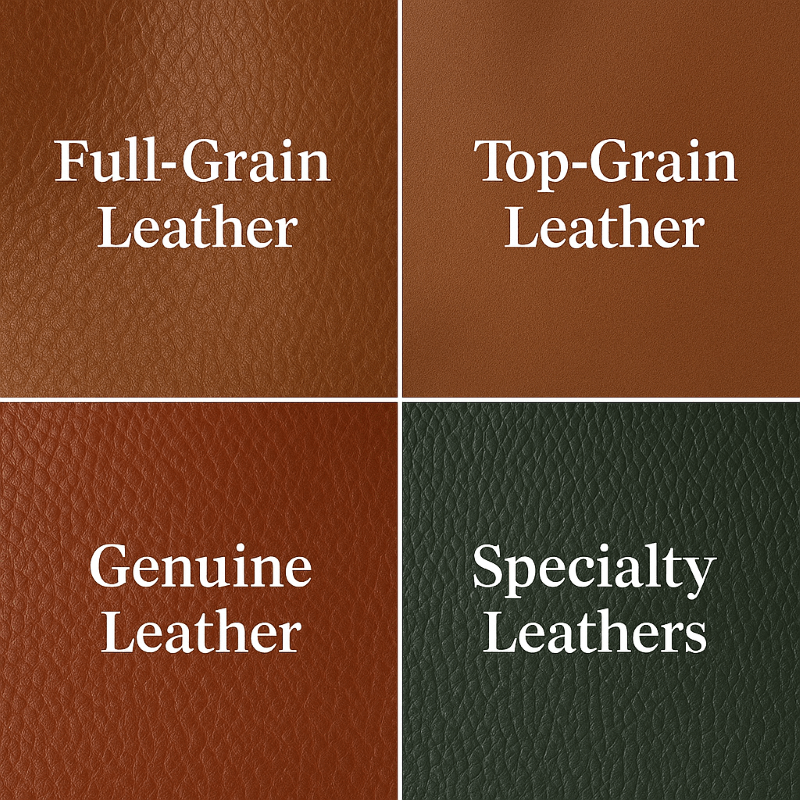 Leather types