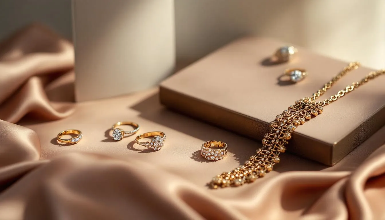 A vibrant display of everyday jewellery from various expert jewellers in London.