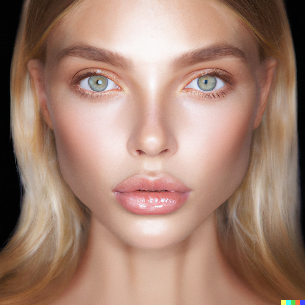 Face generated using DALL-E, an AI digital art generator