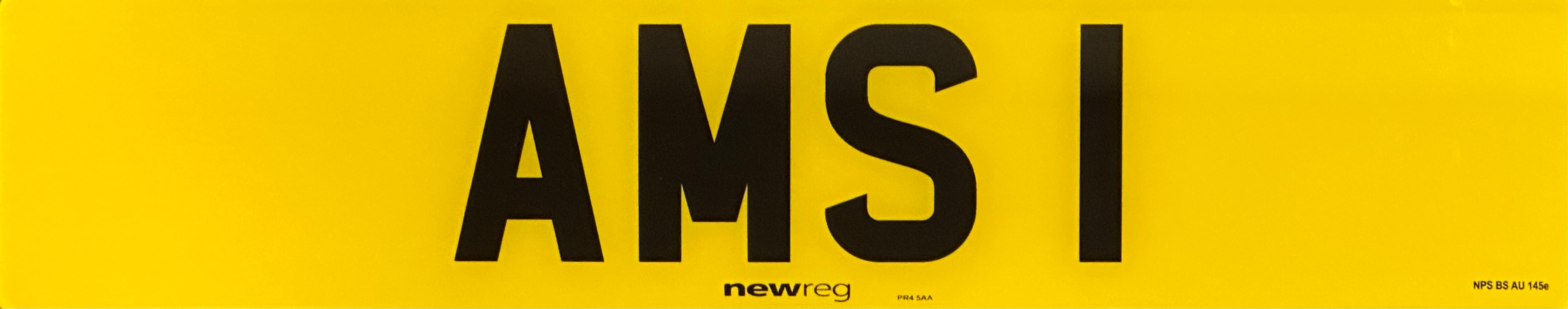 custom plates example AMS 1