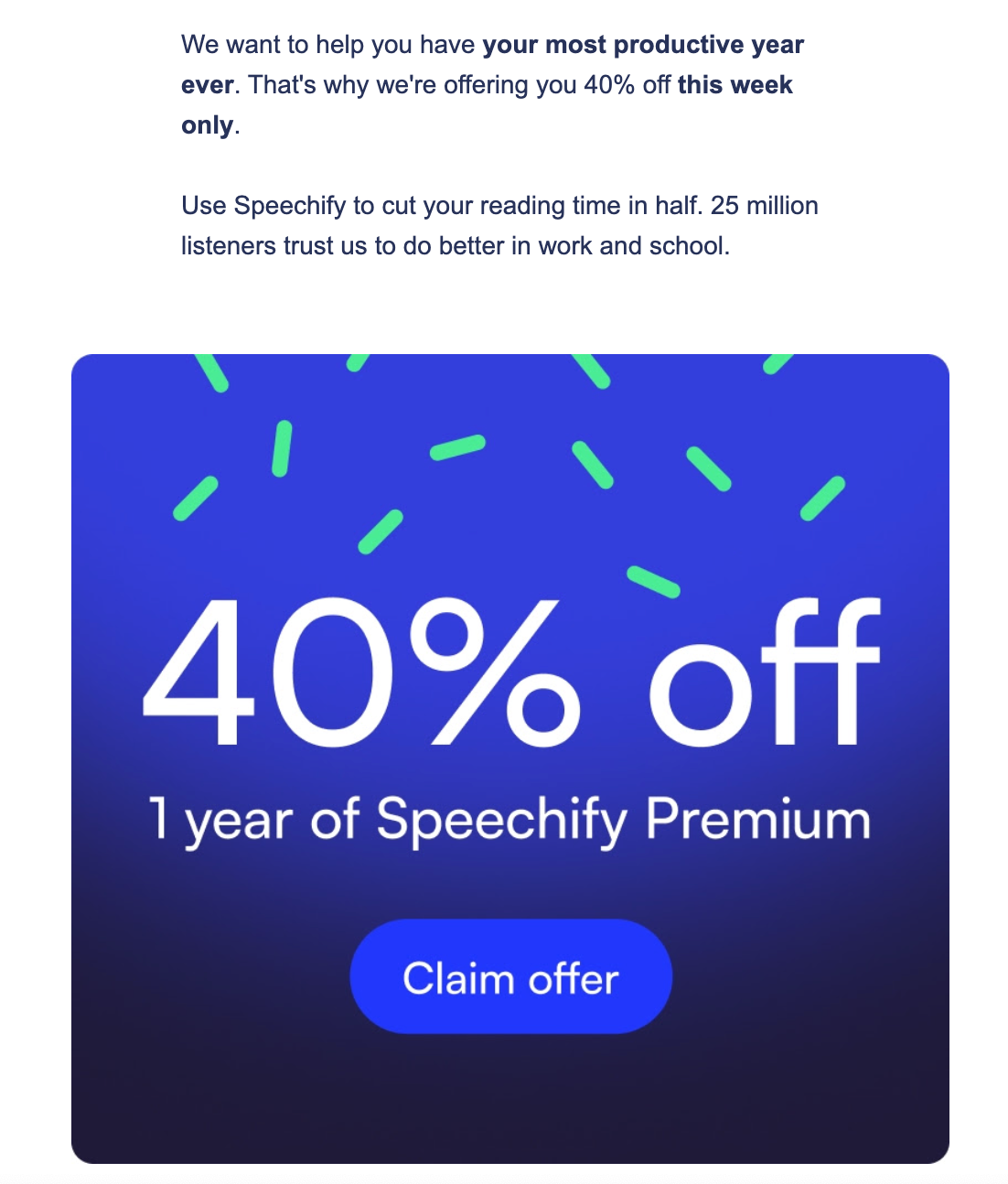 Promotional Emails