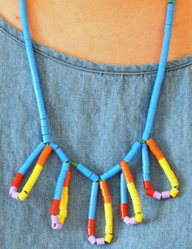 Bead statement necklace fun craft