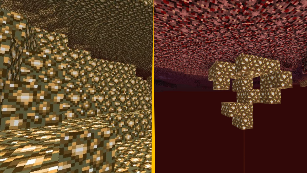 Find Glowstone in Minecraft