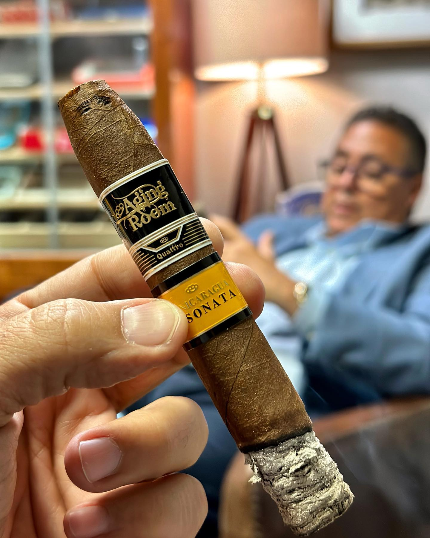 An image of the Aging Room Quattro Nicaragua Sonata cigar, highly recommended by experts for its rich flavor and aroma.