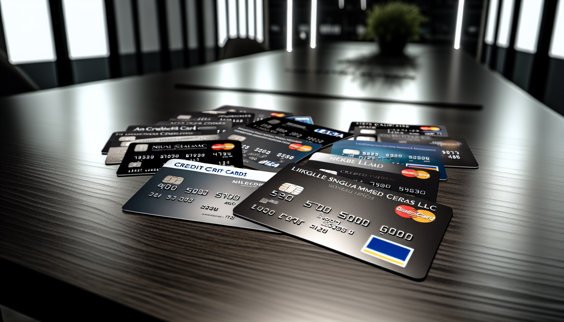 Photo of credit cards representing advantages of having an EIN for a single-member LLC