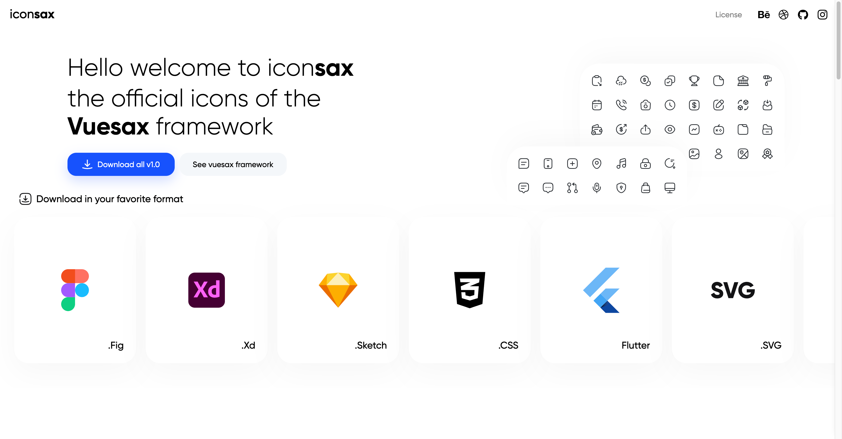 Iconsax Website