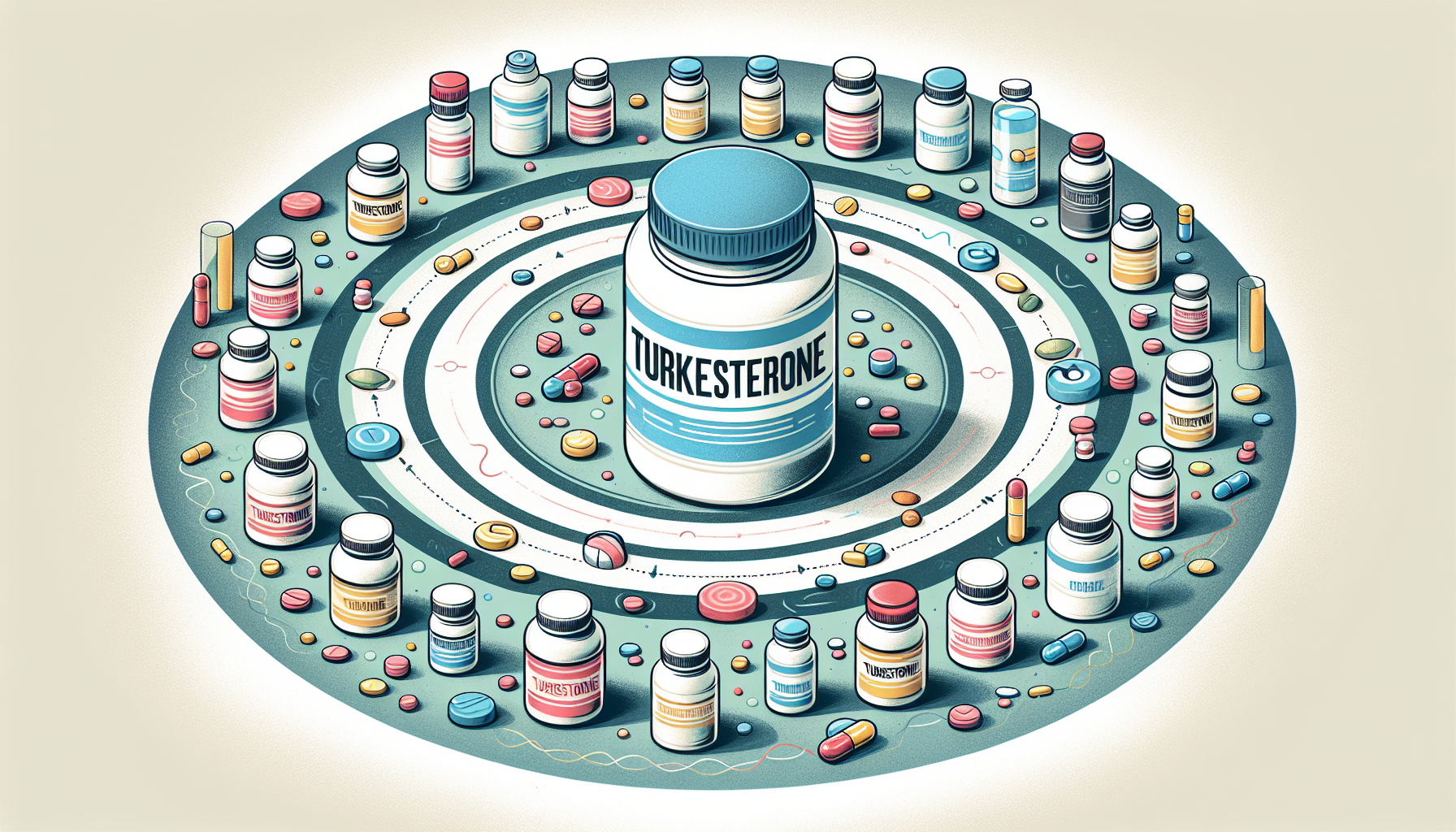 Illustration of turkesterone dosage and stacking