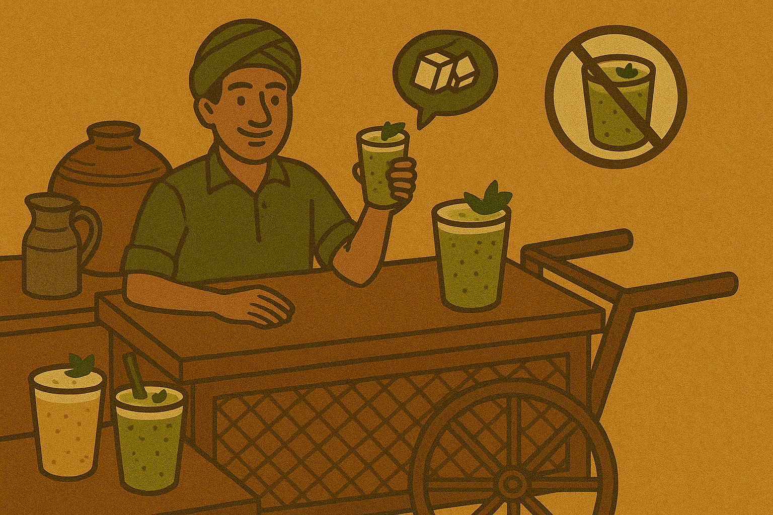 Street-style drinks, minus the sugar