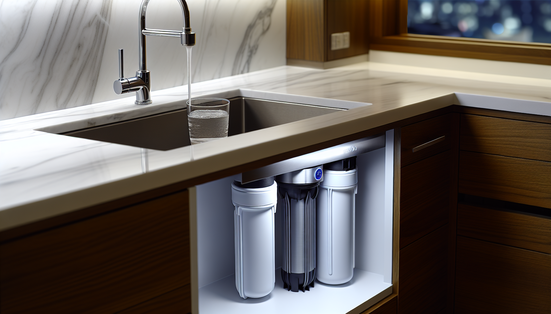 Photo of under-sink reverse osmosis system