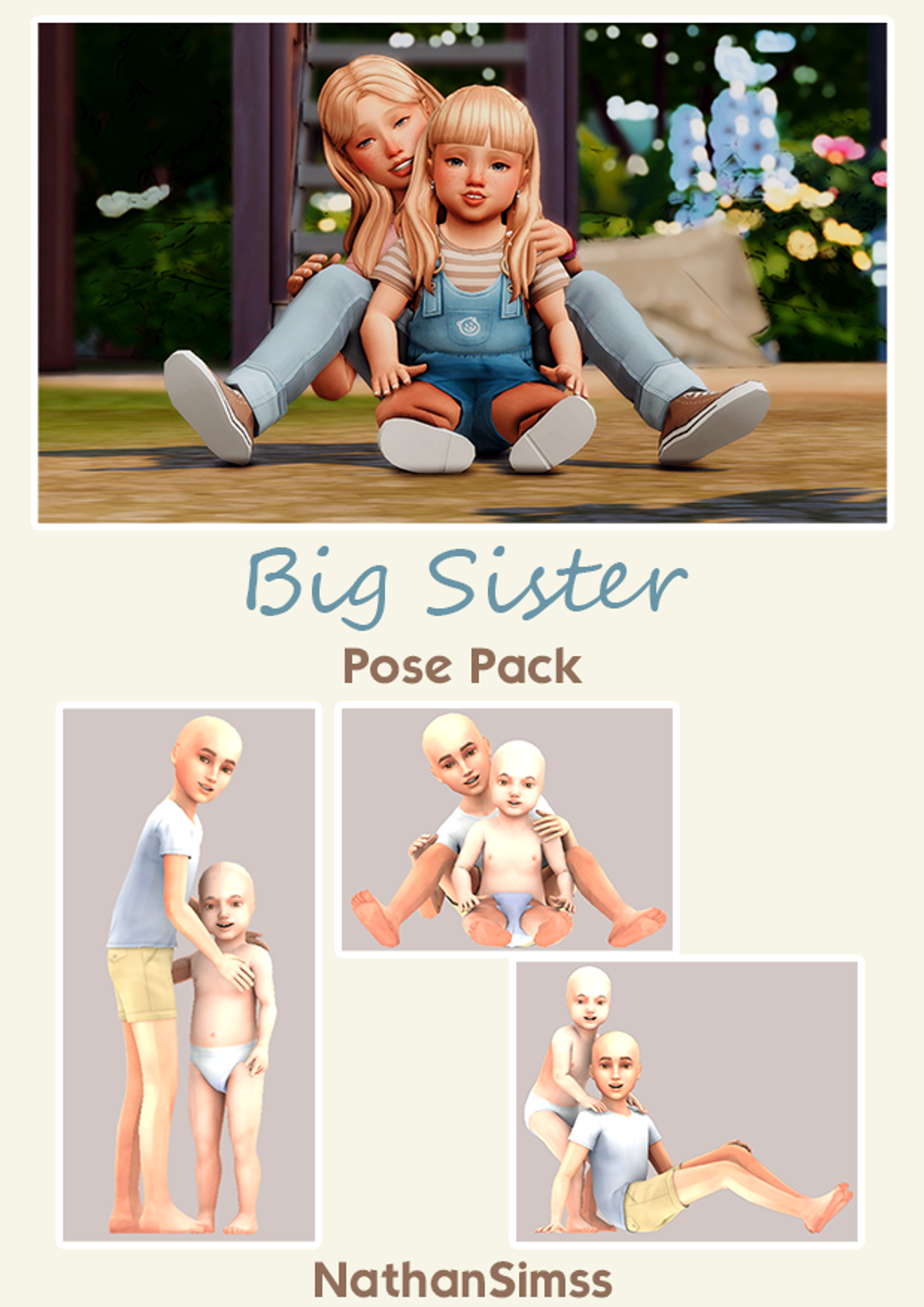 Big Sister Pose Pack 2