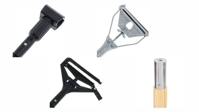 Different Mop handle connector designs