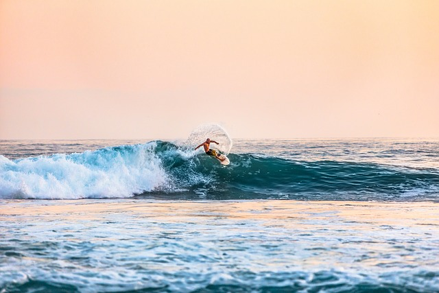 surfer, beach, man