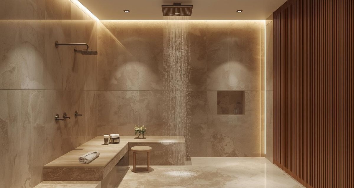 Large Format wet room tiles