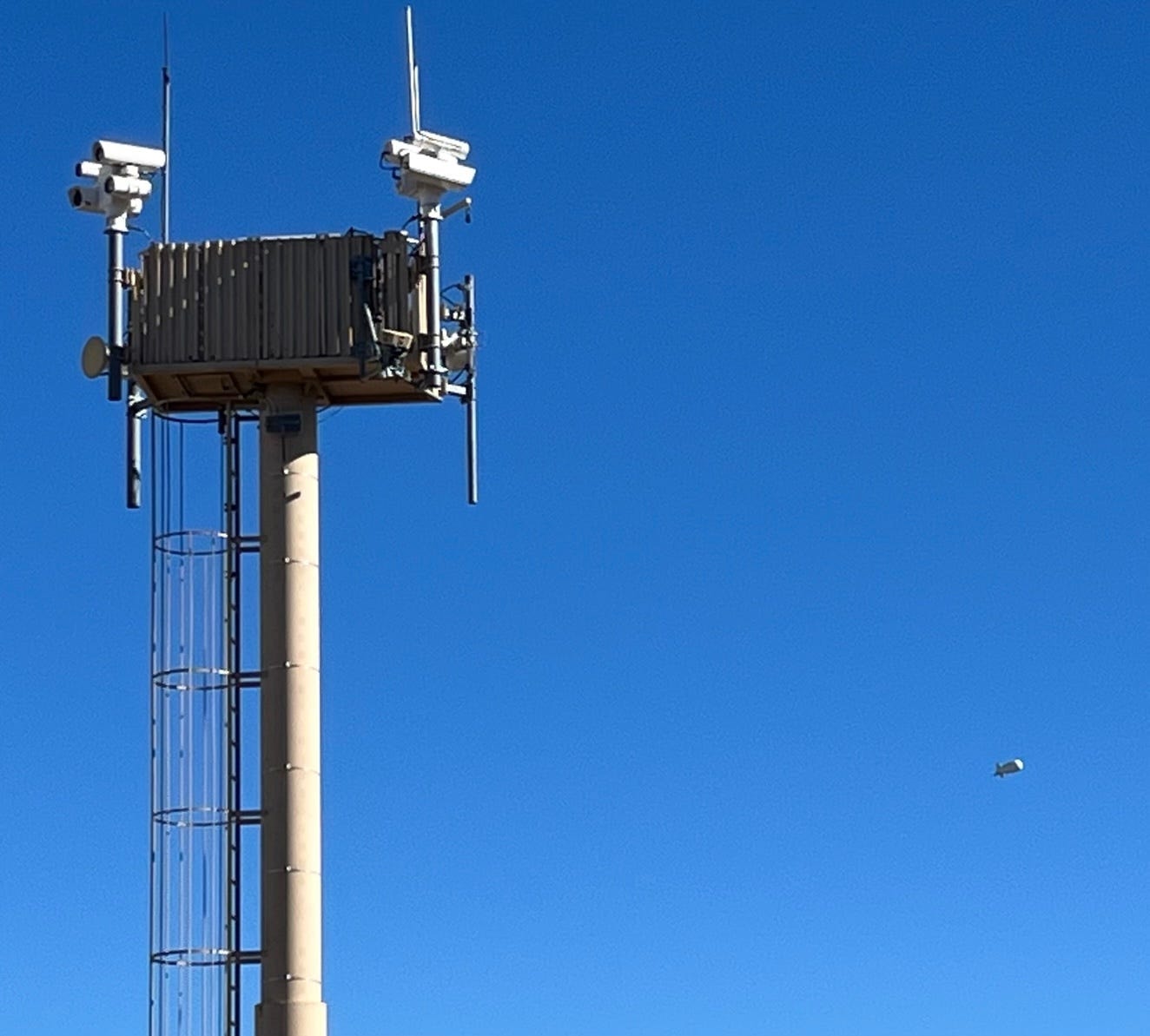 Integrated Surveillance System with Thermal Camera and Aerostat