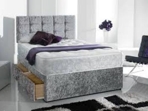 Cube Divan Bed + headboard