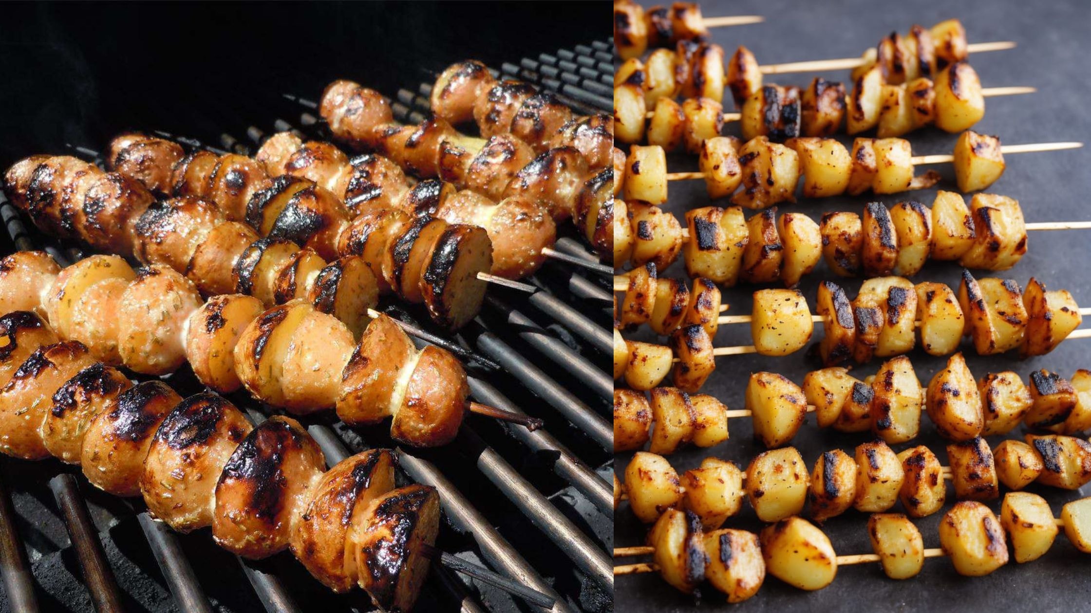 Grilled Potato Kebabs