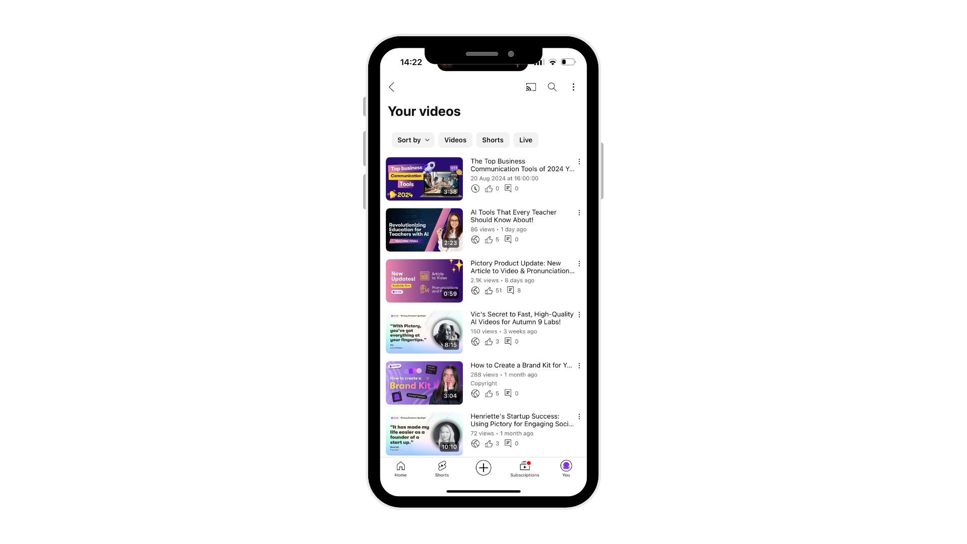 Youtube mobile app