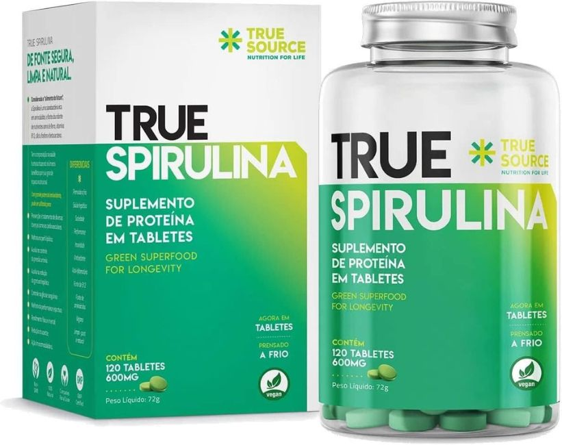 True Spirulina, spirulina da True Source. Fonte da imagem: Amazon
