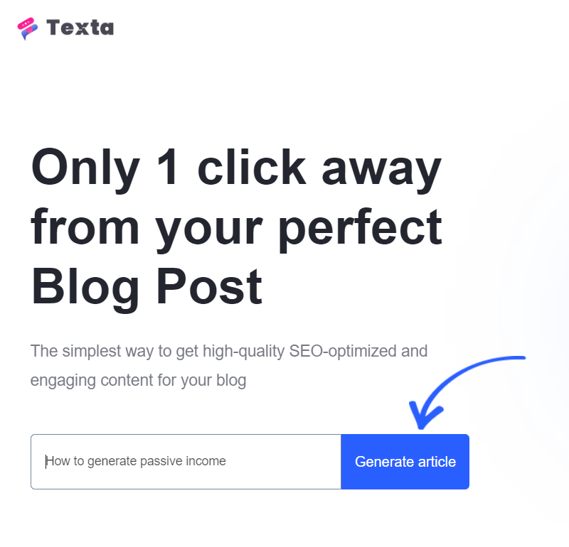 Texta.ai AI writing tool