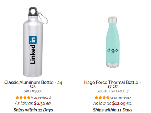 Branded Tumblers & Water Bottles