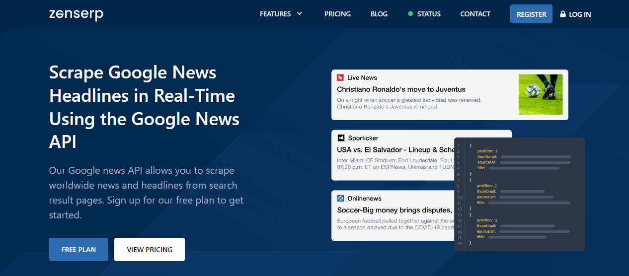 Zensar news Web API for easy integration and top stories