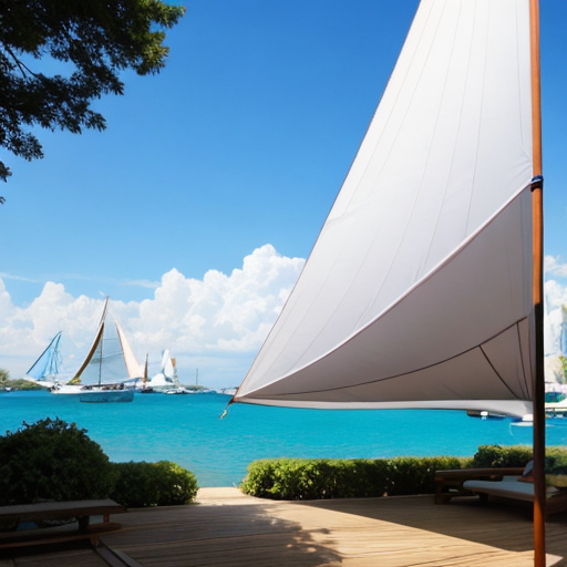 Shade sails can offer a unique shade and sun solution.  Many different types of fabrics and systems available.