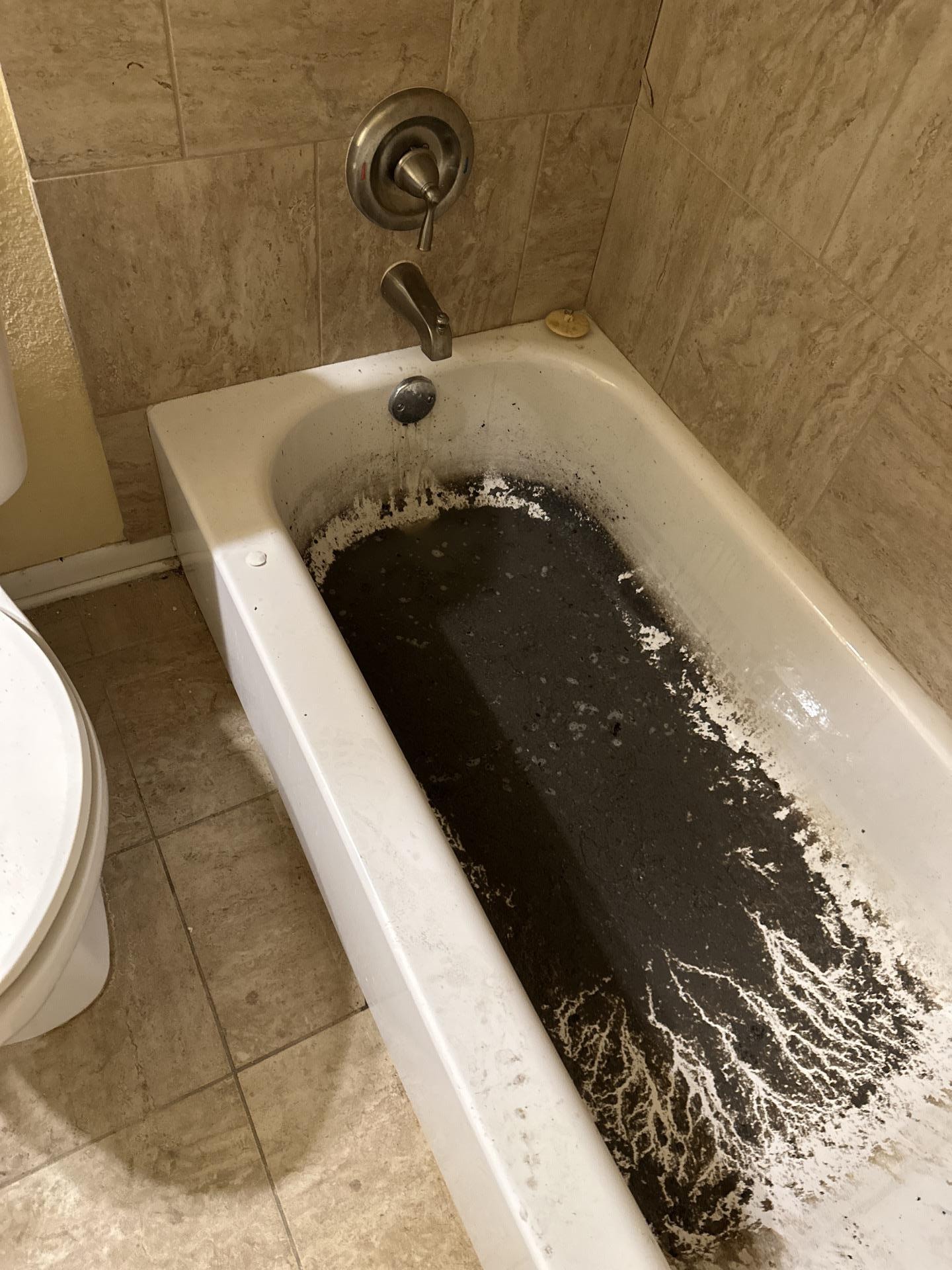 Sewage backup in Austin, TX 2