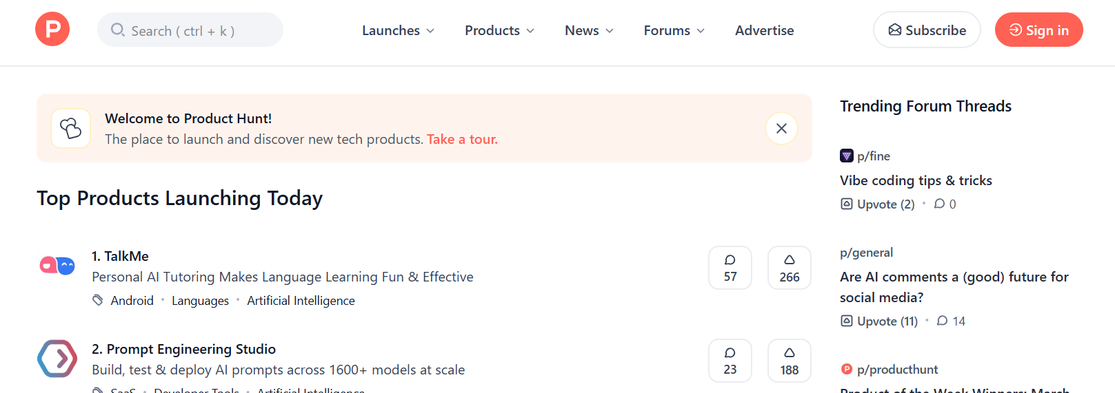 product hunt
