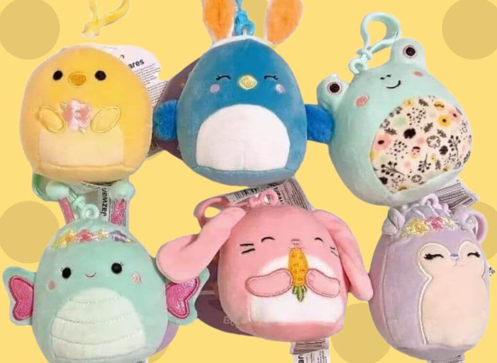 2024 Easter Clip Squishmallows Set