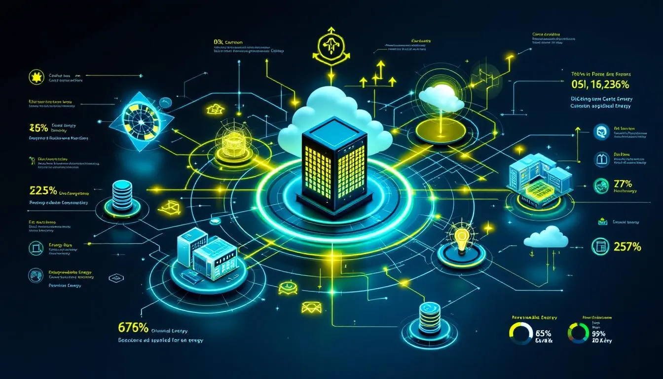An overview of sustainability and renewable energy metrics in data centers, including carbon emissions and energy reuse effectiveness.