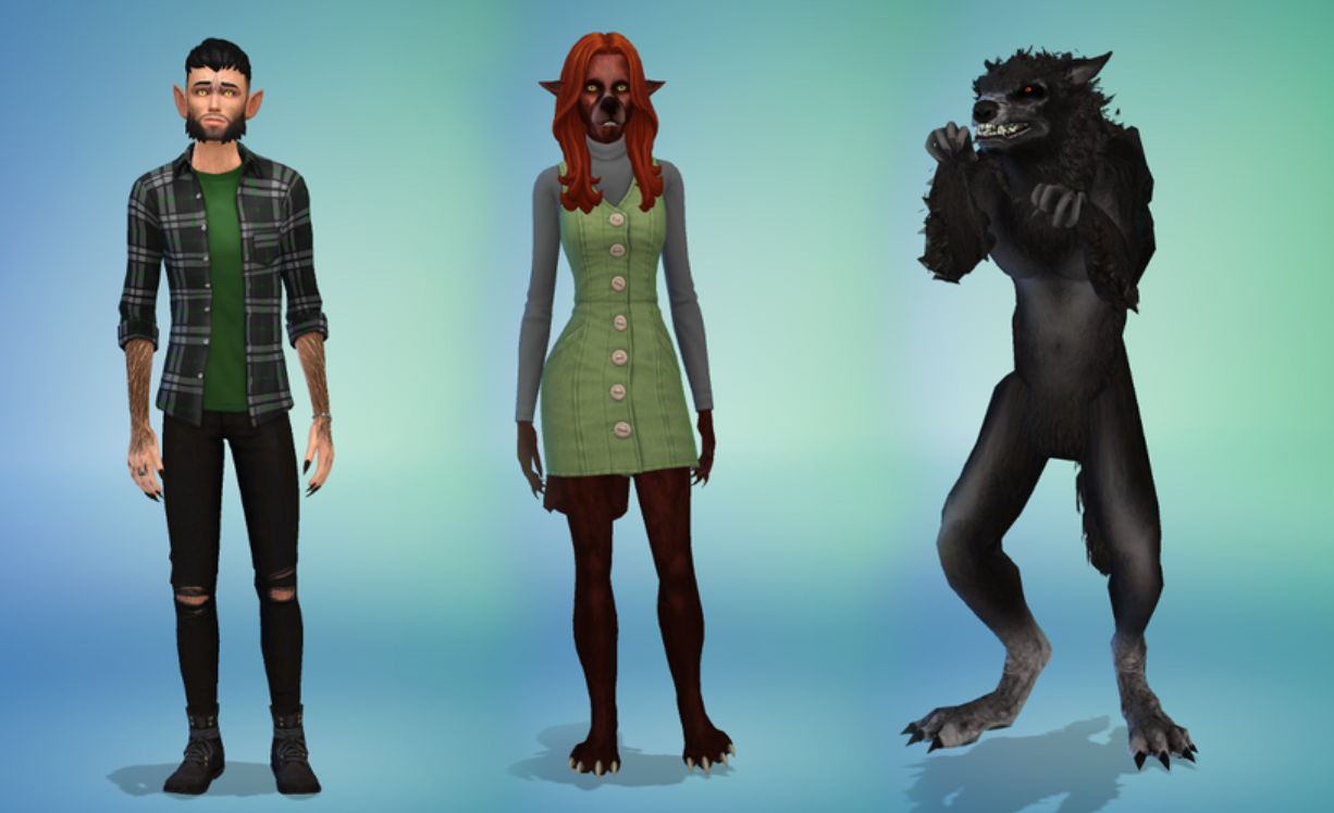 Sims 4 Werewolf Non Default Skin Overlay The Sims 4 Skin Sims 4 Sims 4 ...