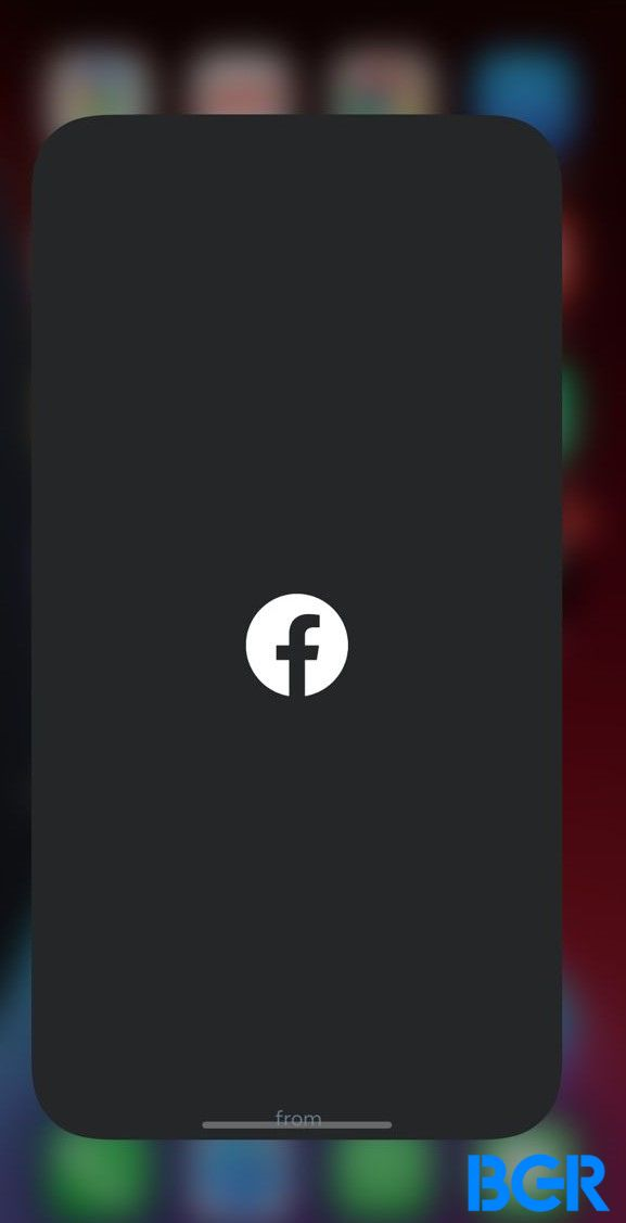 Open facebook