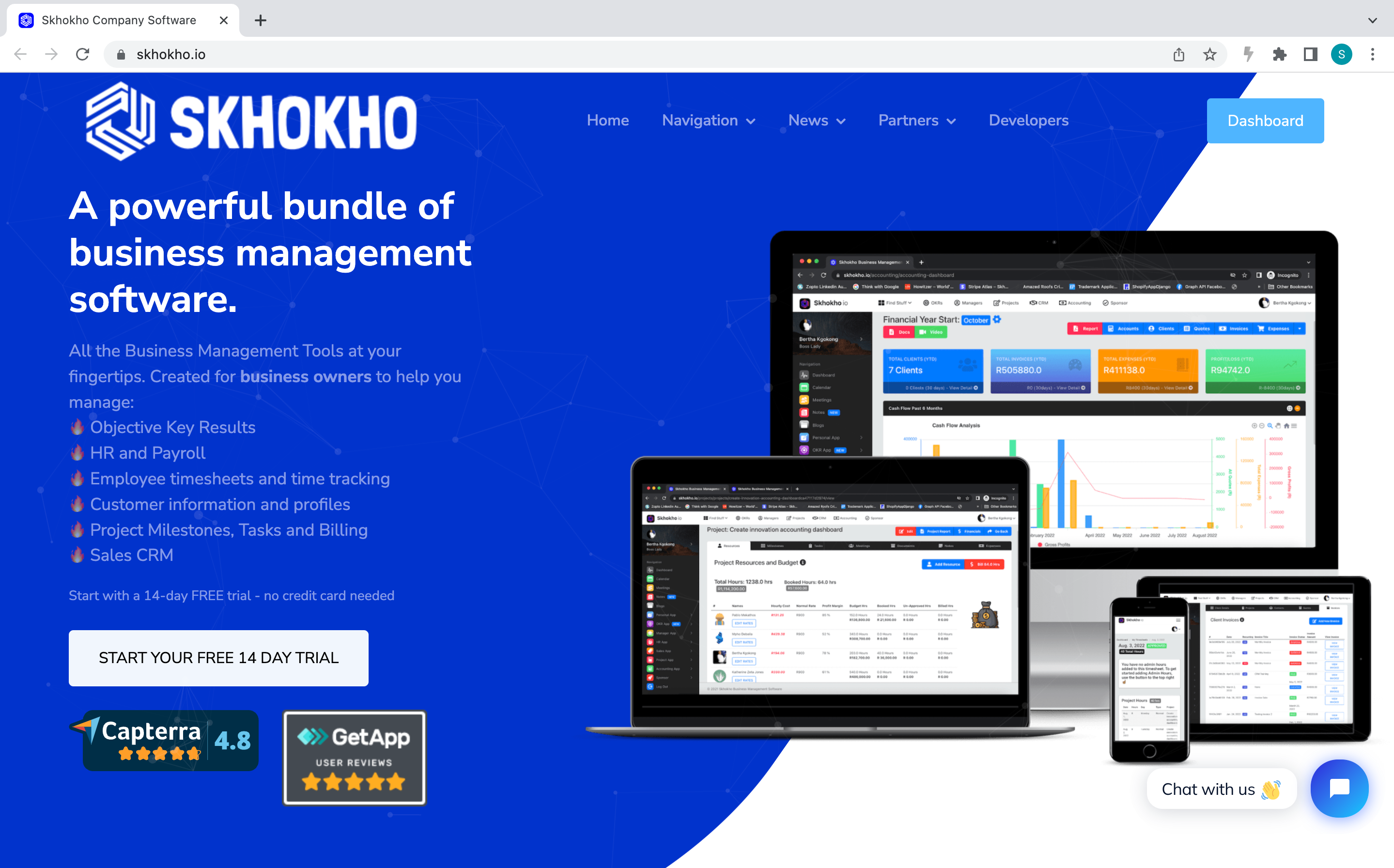 Skhokho Business Management Software