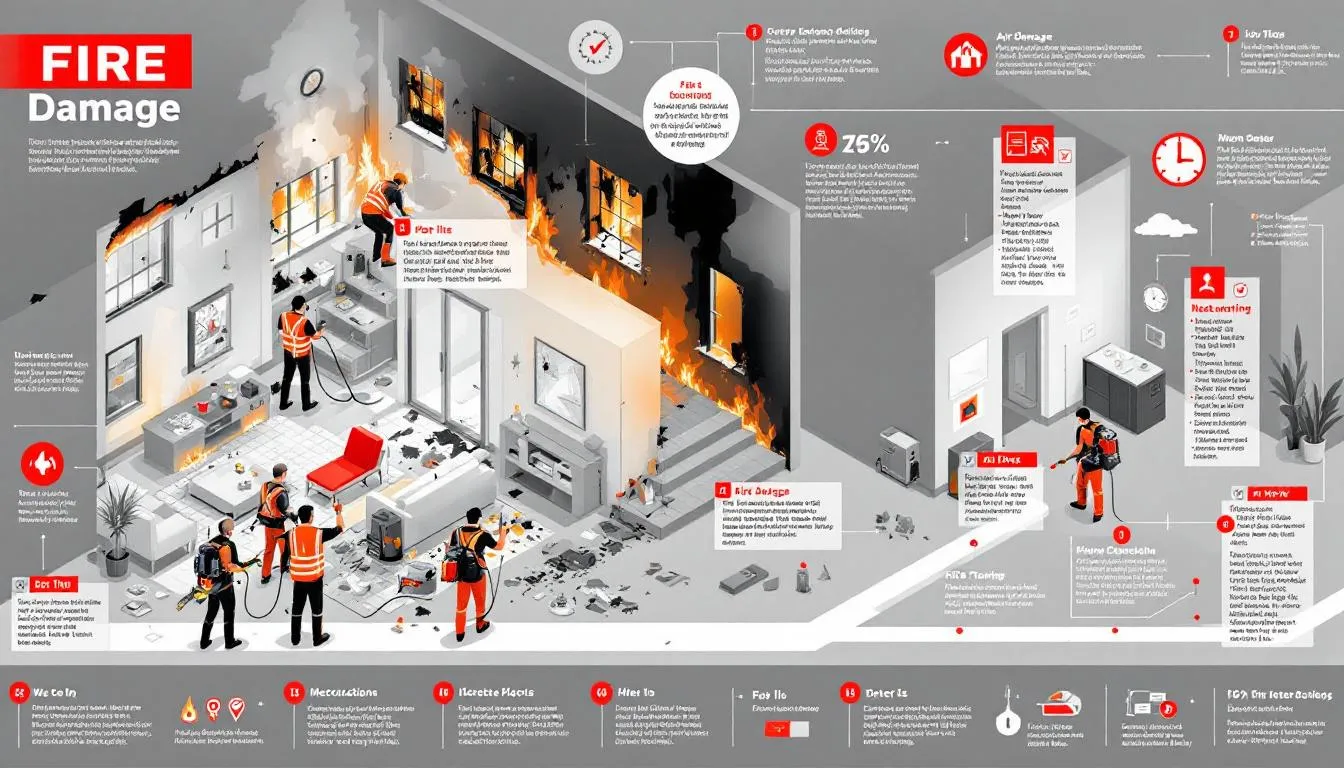 Choosing a fire damage restoration company.