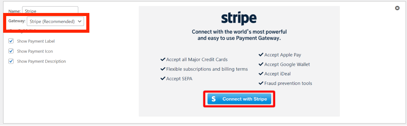 Select the payment gateway you prefer. /Source: docs.memberpress.com