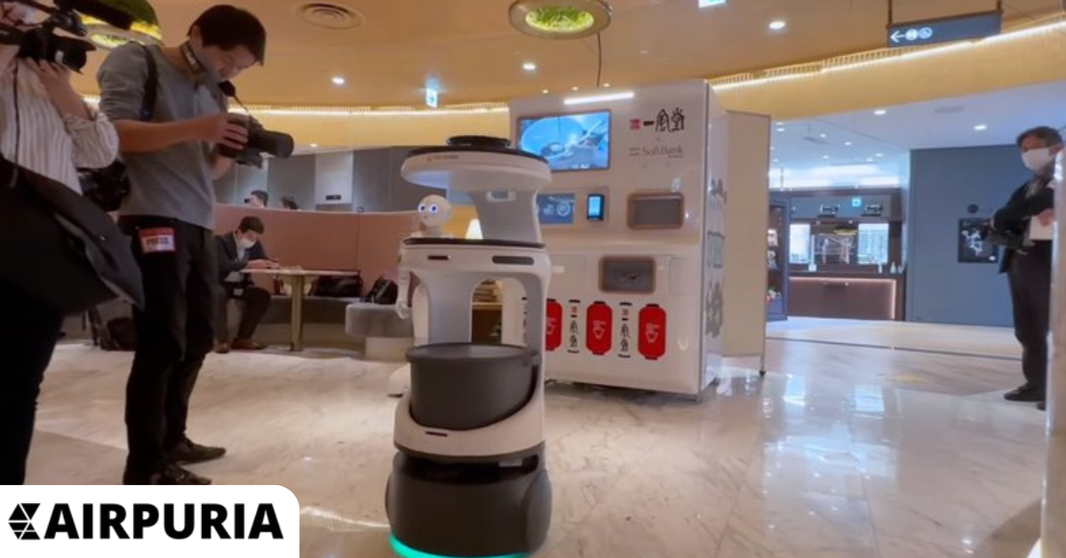 How can I lease a service robot for my restaurant?