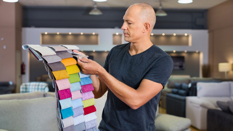 Best upholstery fabric for color