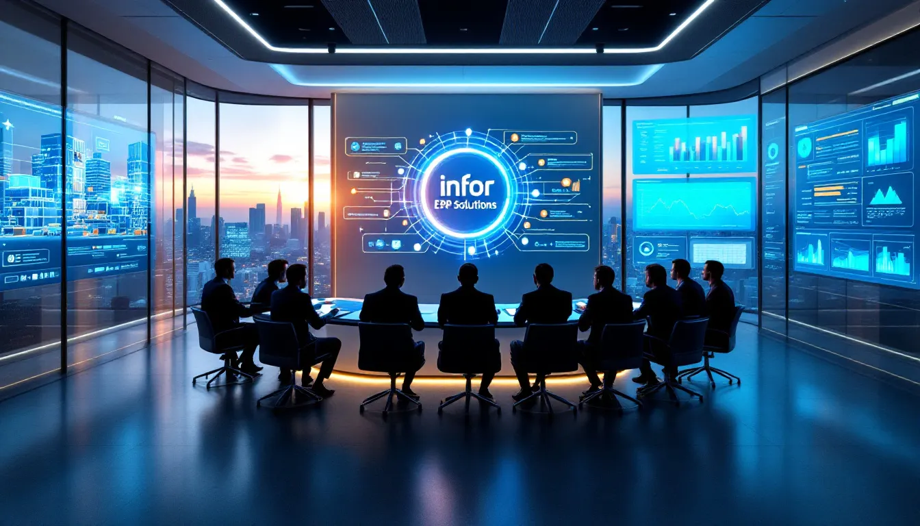 An overview of Infor ERP solutions in a corporate setting.
