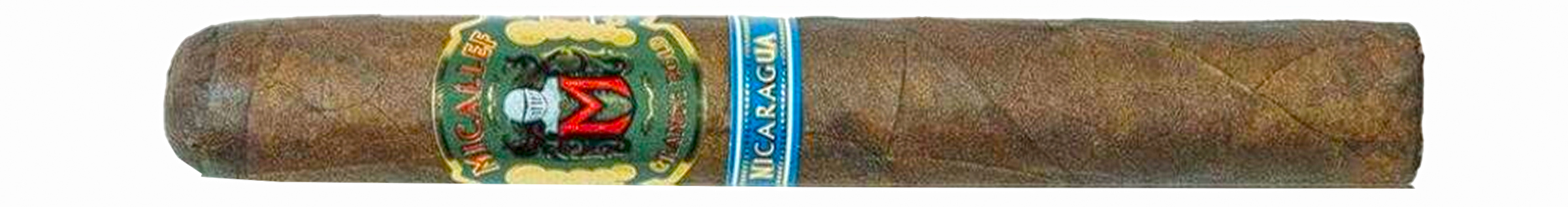 A cigar with Micallef Grande Bold Nicaragua label