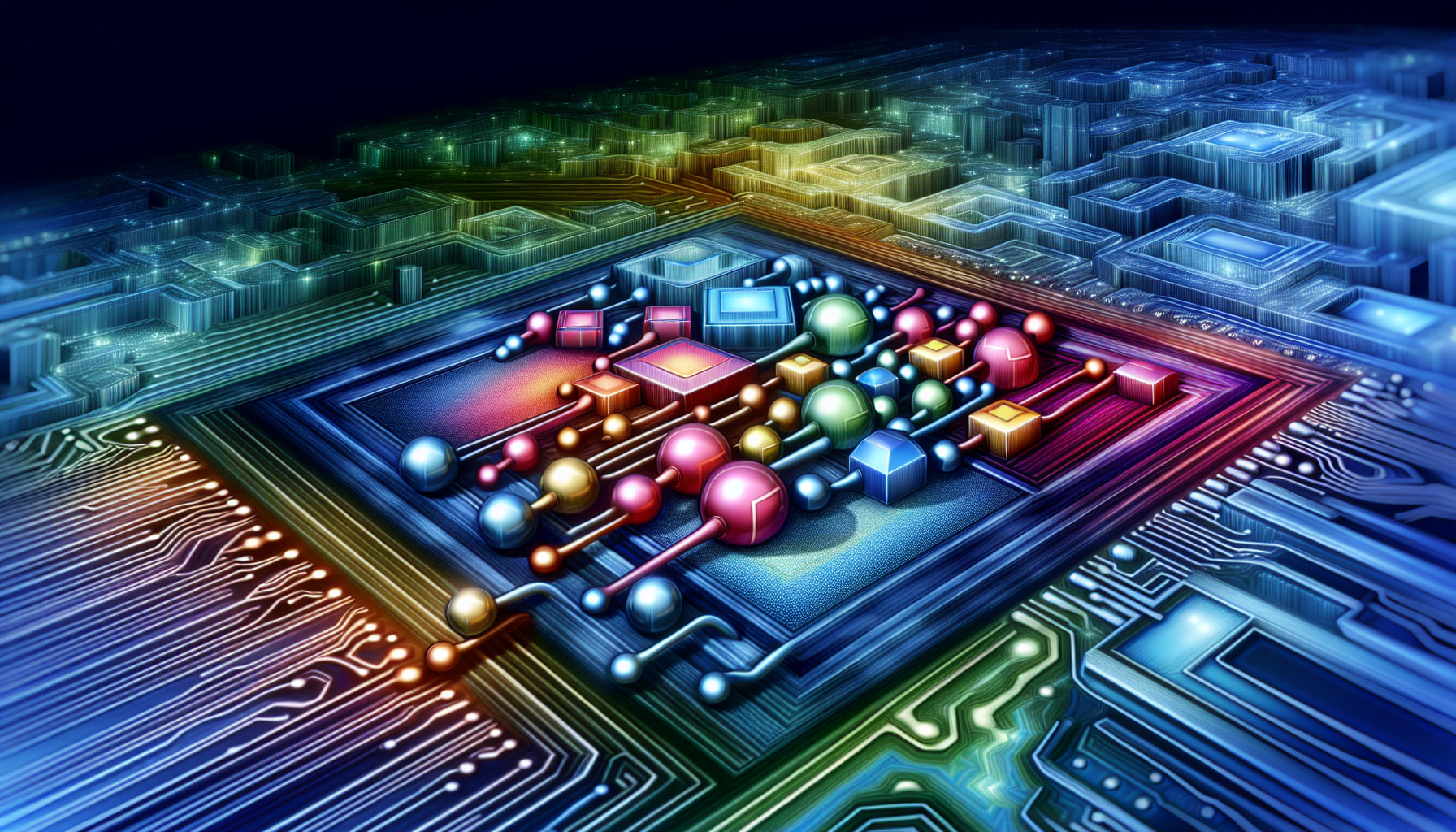 Illustration of semiconductor materials