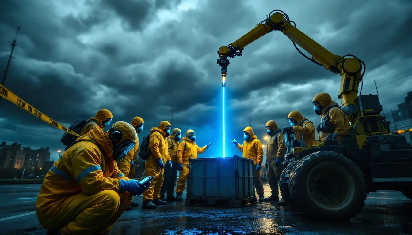 Innovative technologies being used in hazmat cleanup.