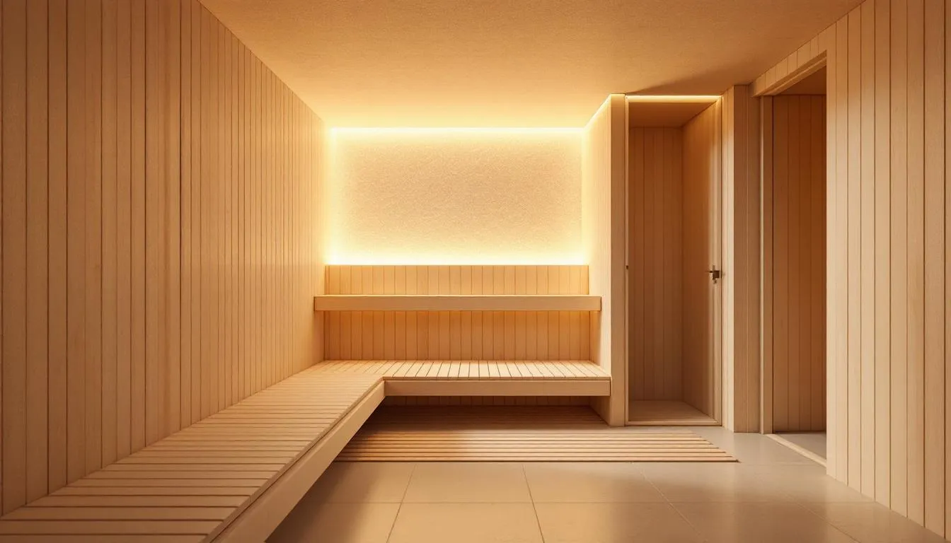 Proper insulation materials used in sauna construction for energy efficiency.