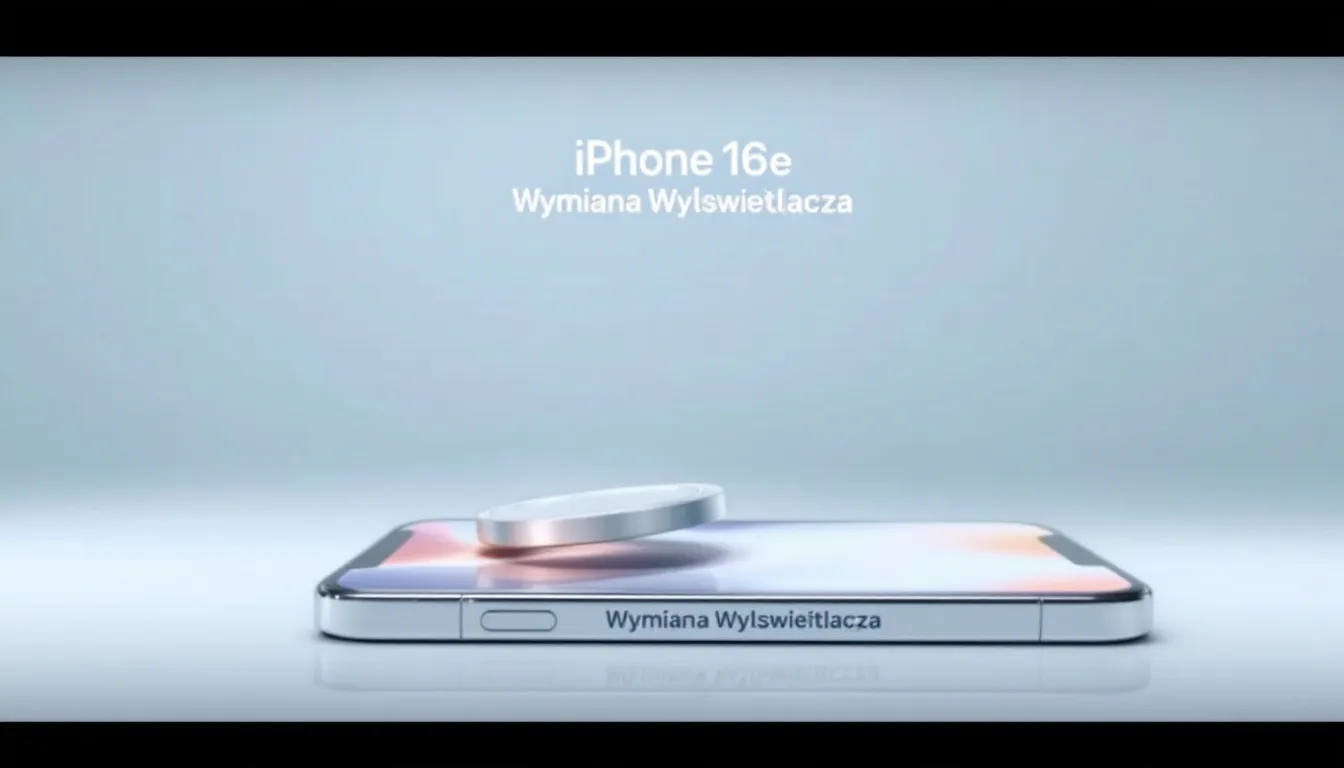 Koszt wymiany wyświetlacza iPhone 16e zależy od wielu czynników.