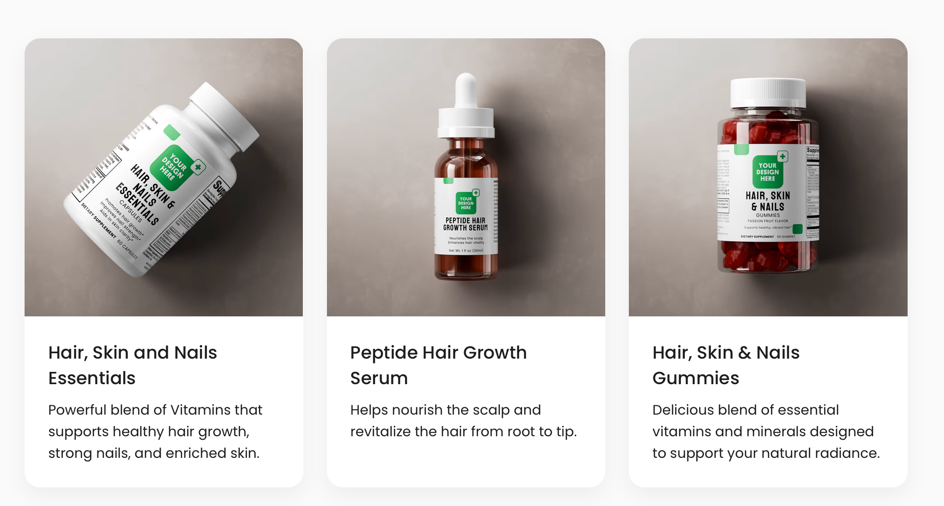 white label products - skincare, cosmetics